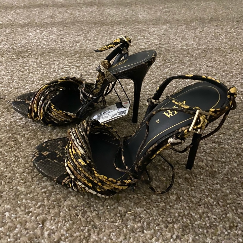Zara heeled sandals